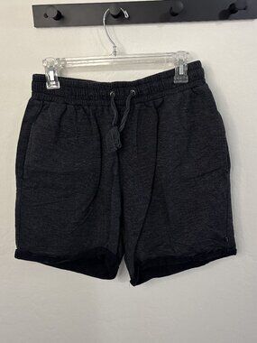 Bali Tees Dark Gray Drawstring Shorts Tribal Back Pockets | Size L